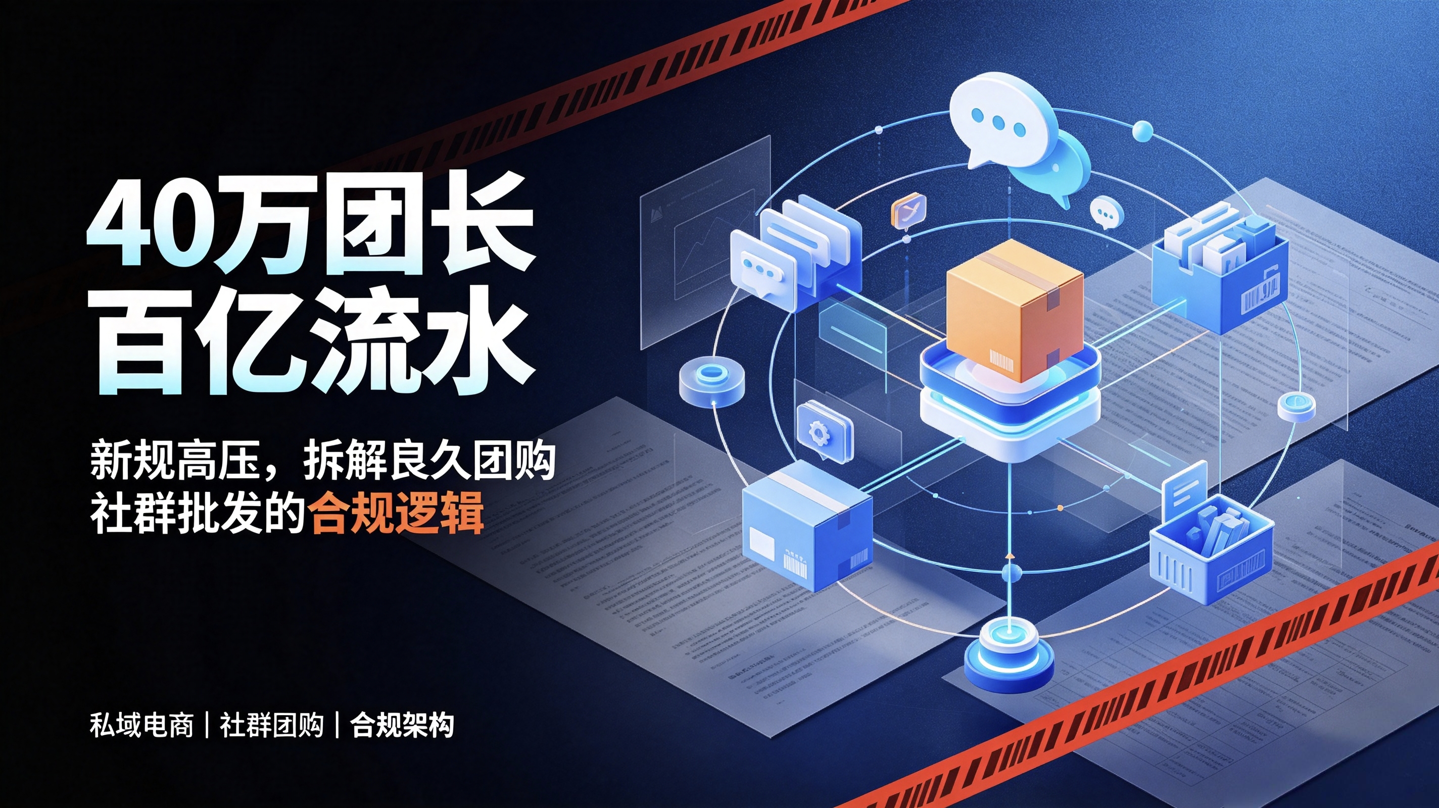 40 万团长百亿流水：新规高压，拆解良久团购社群批发的合规逻辑