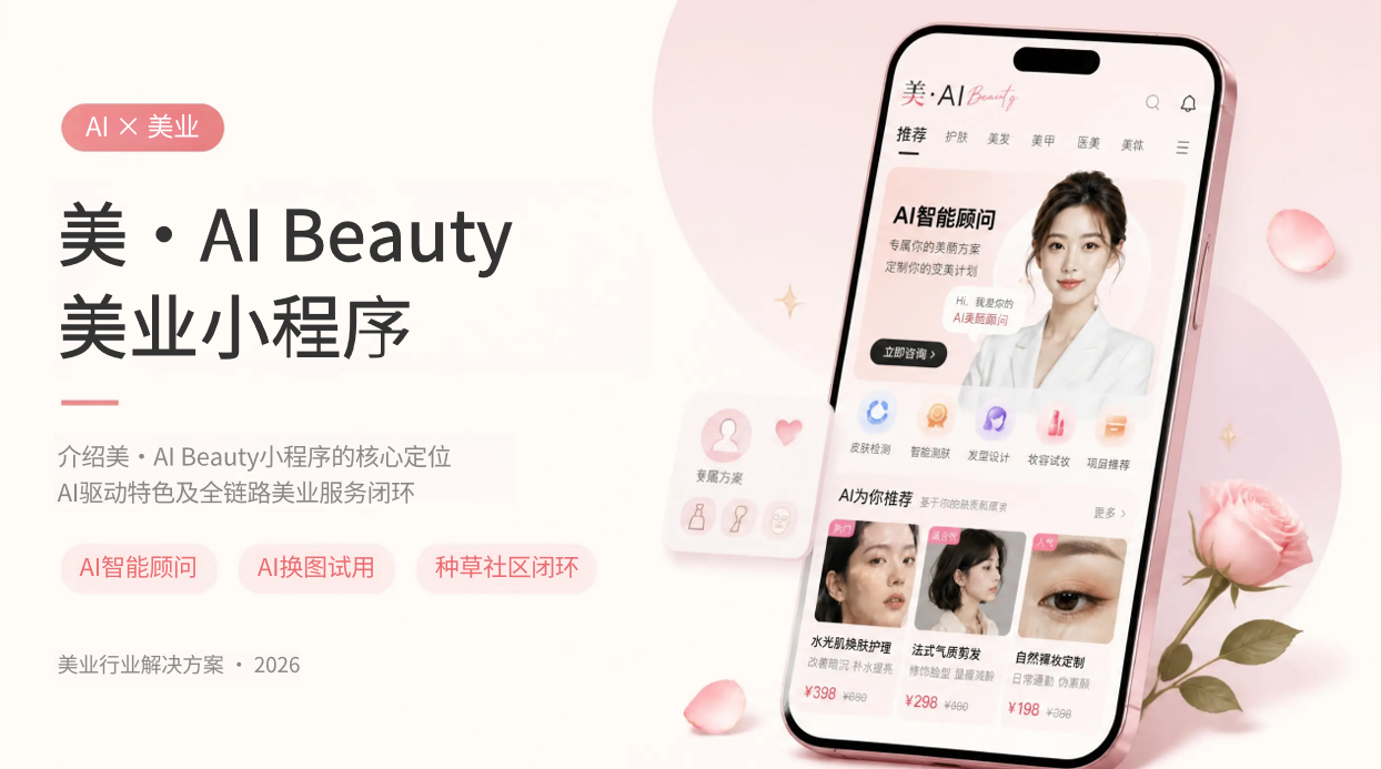 美业AI系统方案（一套系统，两种打法）