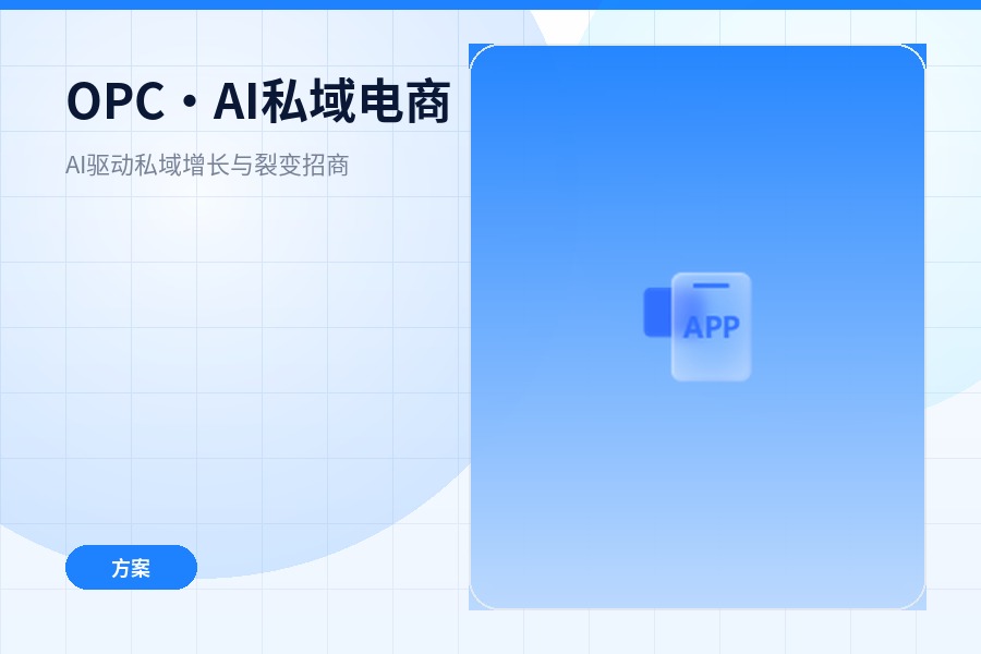 OPC·AI私域电商