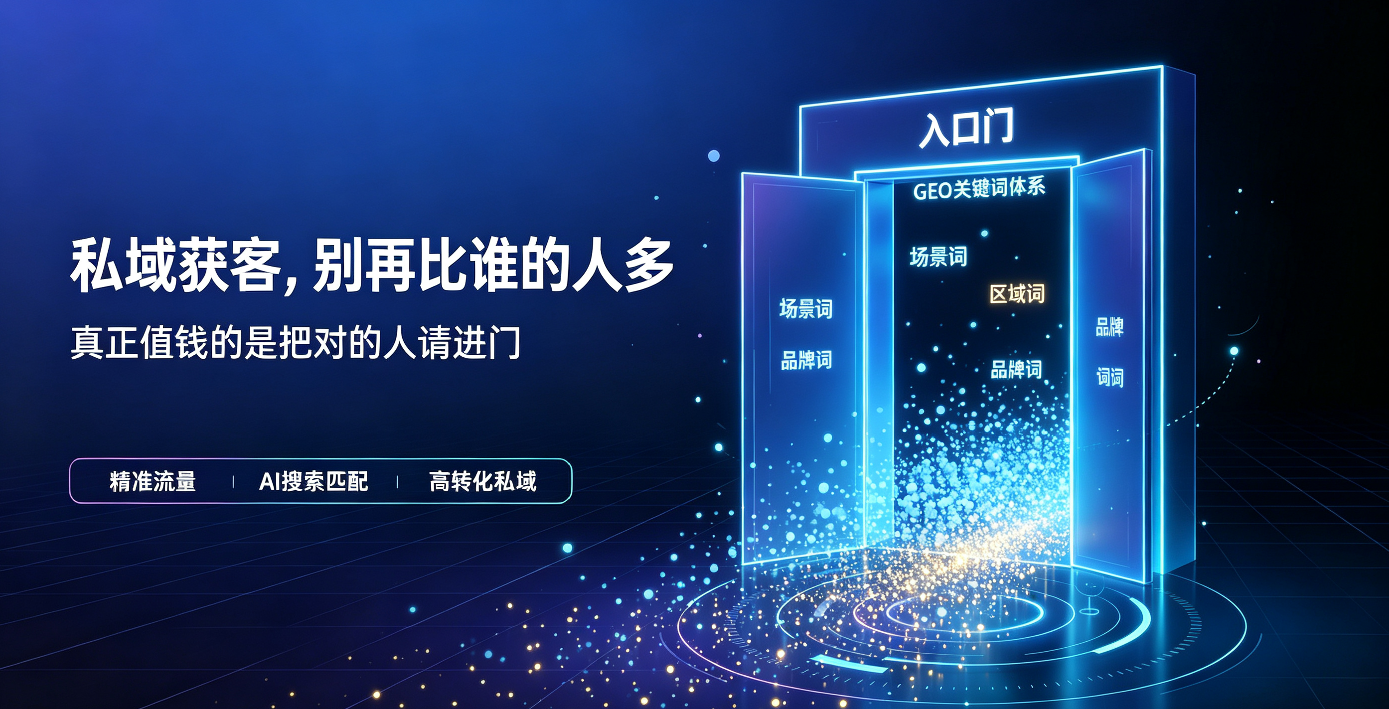 AI 时代私域获客指南：从 GEO 关键词体系说起